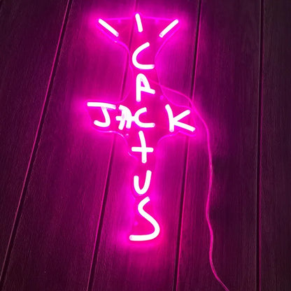 Cactus Jack LED Custom Neon Sign USB Light Room Decoration