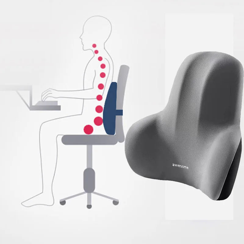 car-office-lumbar-cushion-memory-foam-lumbar-back-cushion-postpartum-waist-support-multi-functional-pain-relief-pillow