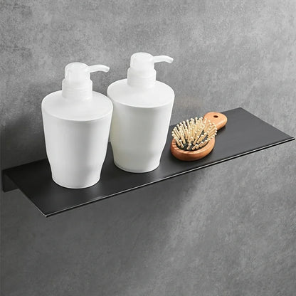 Floating Bathroom Shelves Without Drilling Storage Wall Rack