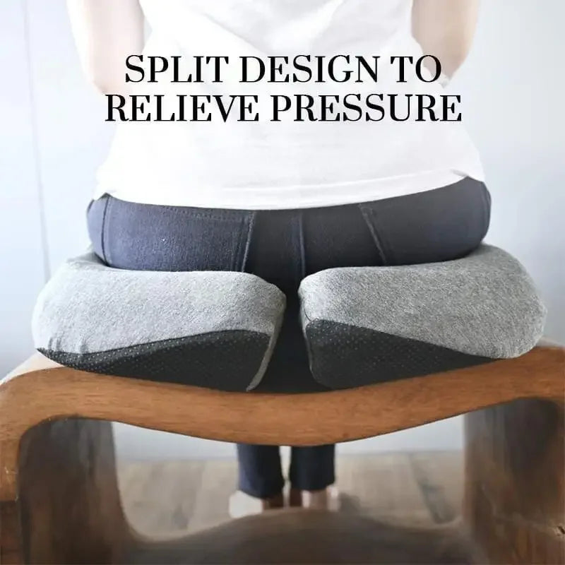 Pressure Relief Seat Cushion Back Pain Orthopedic Therapy Car Office Chair