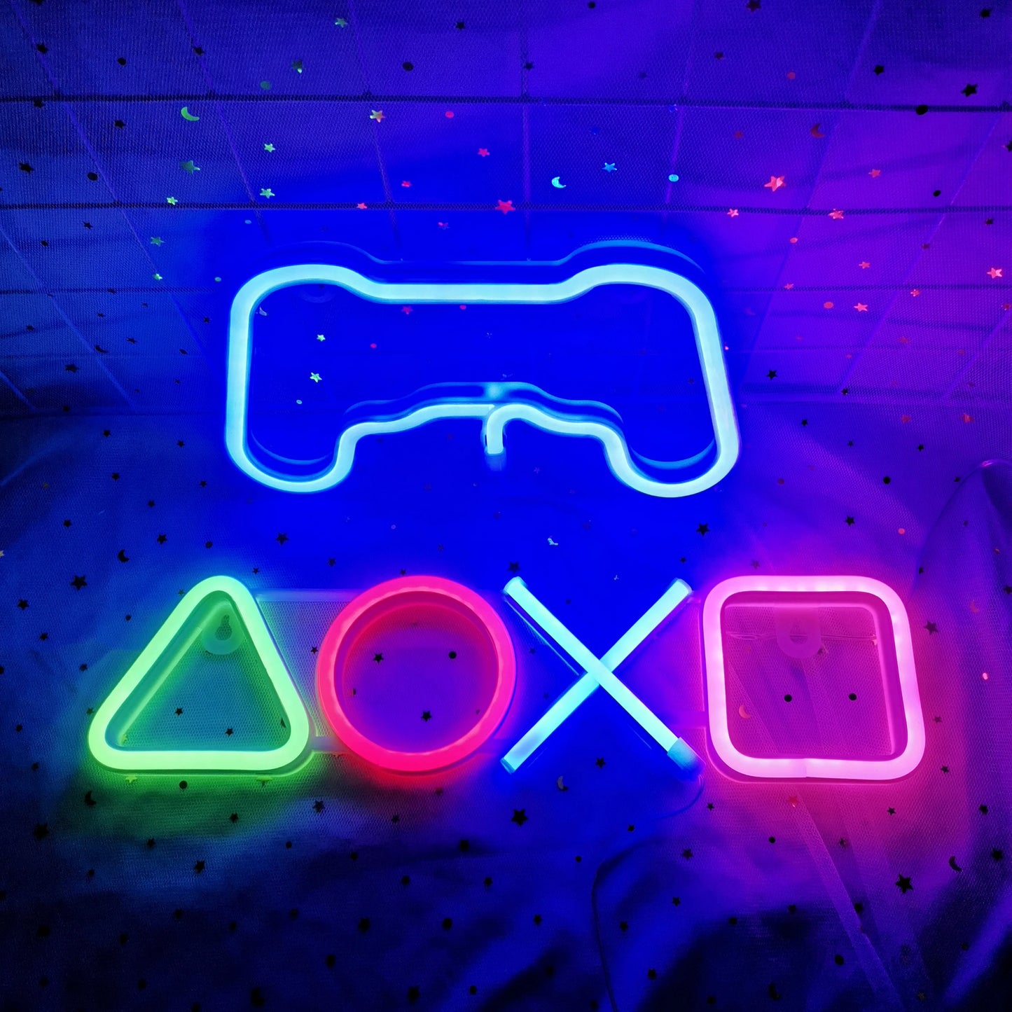 Game on Gamer LED Sign USB Powered Game Player LED Neon Sign